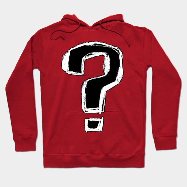 Question Everything Hand Lettering Hoodie by badlydrawnbabe